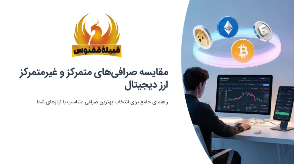 مقایسه صرافی های متمرکز و غیر متمرکز