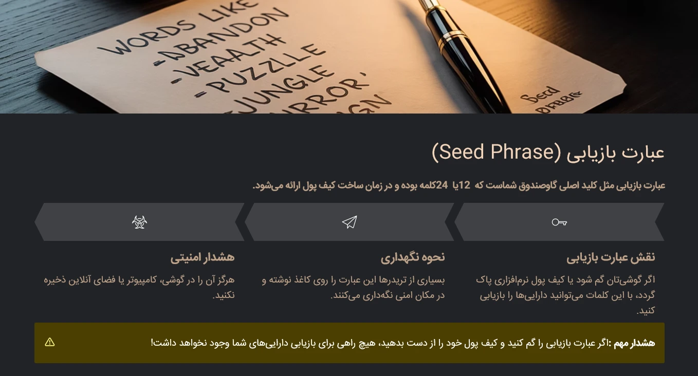 عبارت بازیابی