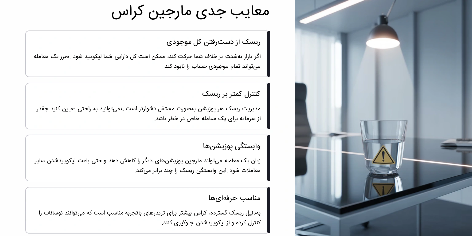 معایب مارجین کراس