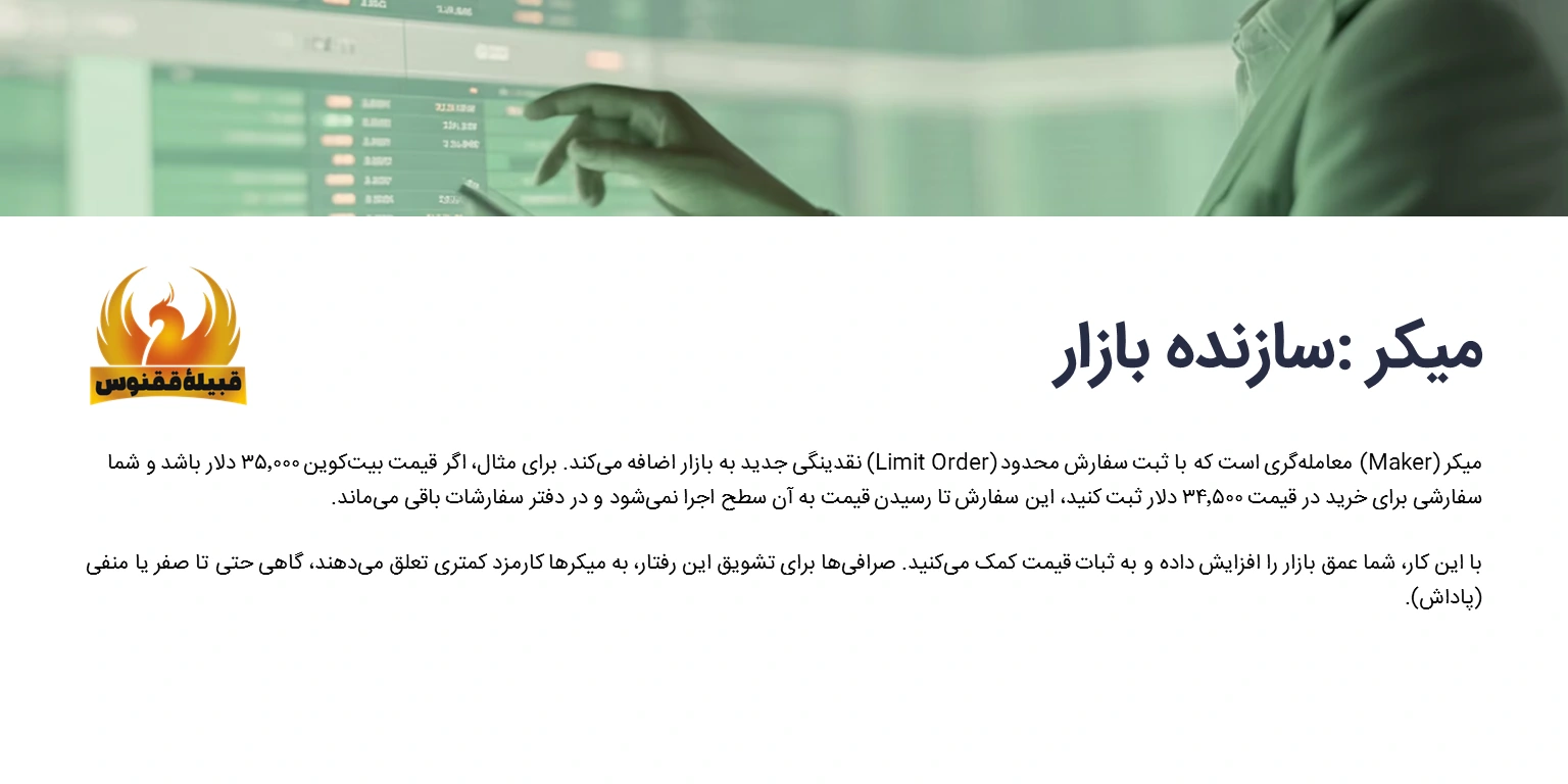 میکر در بازارهای مالی
