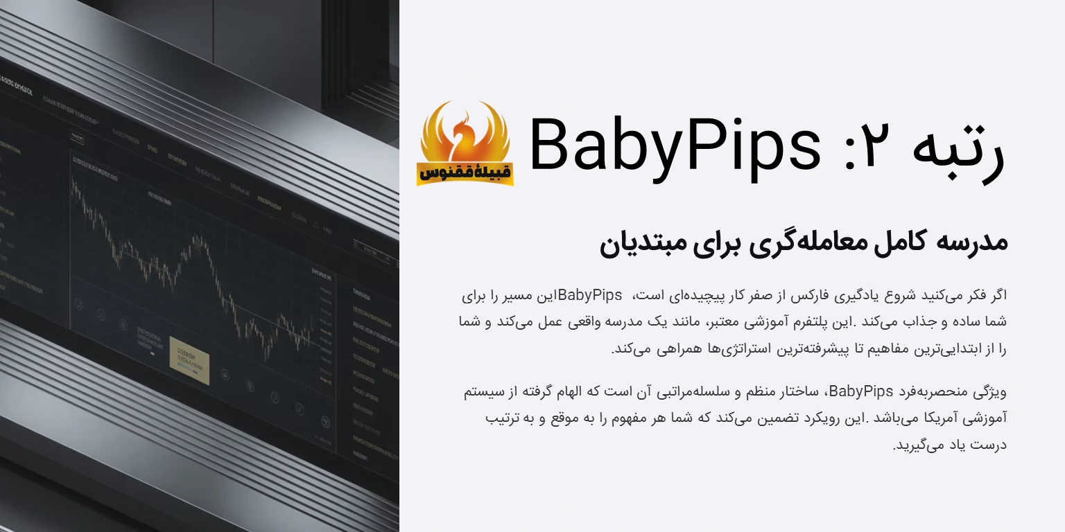 رتبه 2: BabyPips (School of Pipsology) مدرسه کامل برای معاملهگران مبتدی