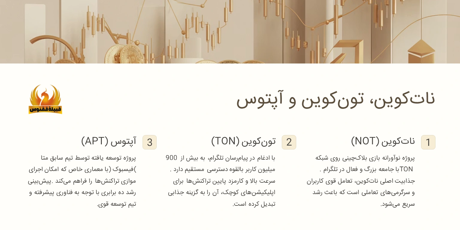 ناتکوین (Notcoin – NOT) و تون کوین