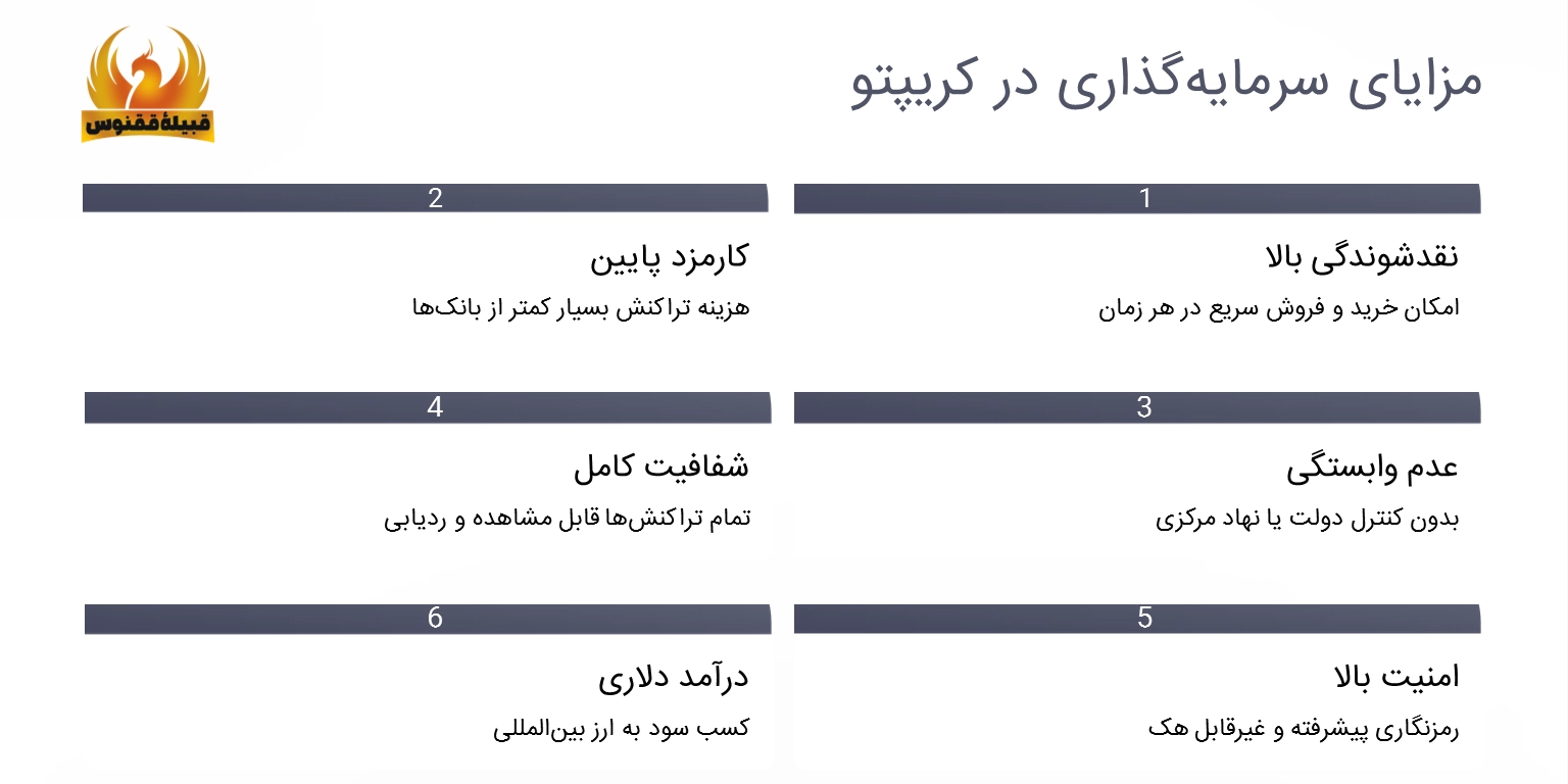 مزایا و معایب سرمایهگذاری در ارزهای دیجیتال