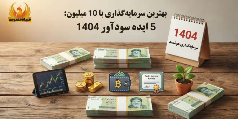 بهترین سرمایه گذاری با 10 میلیون: 5 ایده سودآور 1404