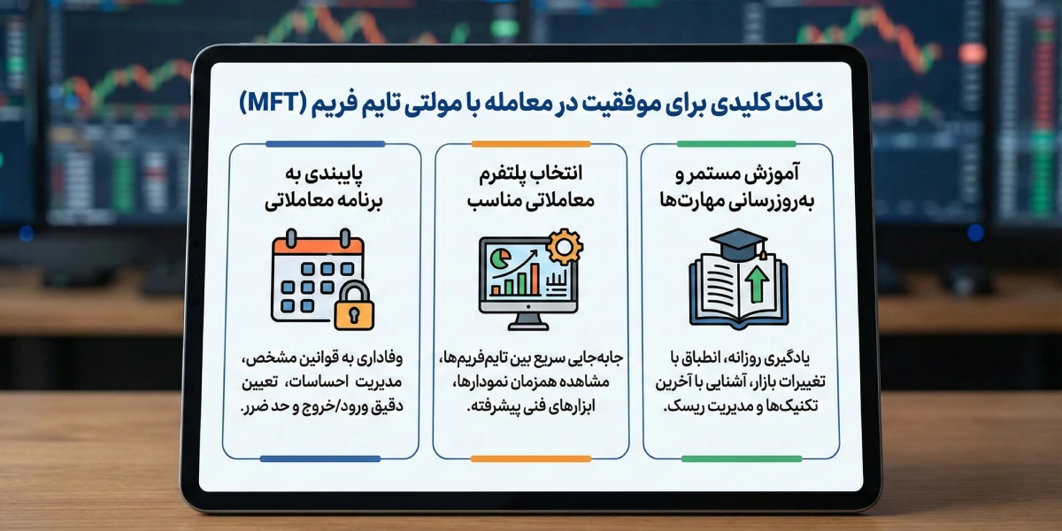 نکات کلیدی برای موفقیت در معامله با مولتی تایم فریم