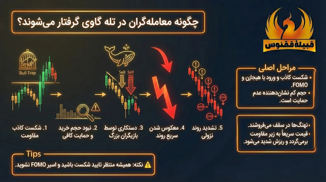 چگونه معاملهگران در تله گاوی گرفتار میشوند؟